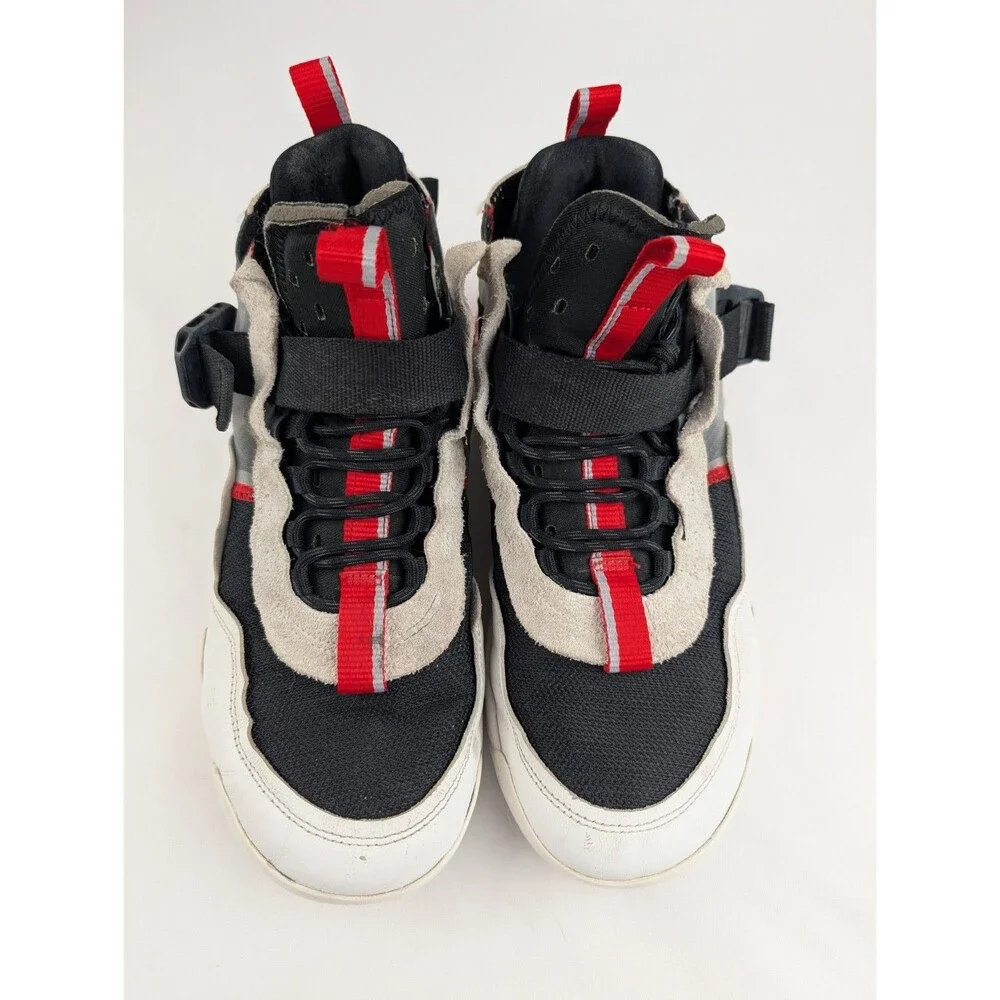 Men's 10 NIKE 2019 Jordan Defy SP Mid Top Sneaker White Red Black CJ7698-106